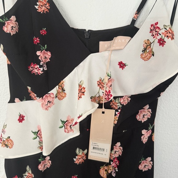 KEEPSAKE the Label Black and Floral Dress size XS - Picture 2 of 16